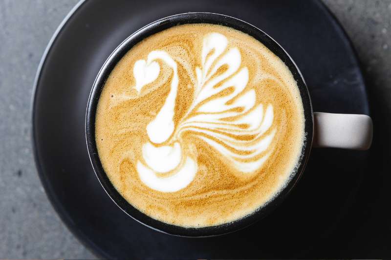 latte art Swan