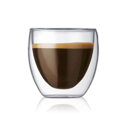 Bodum Pavina Double-Walled Glass Espresso Cups