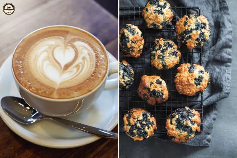 Cappuccino + Blueberry Muffin