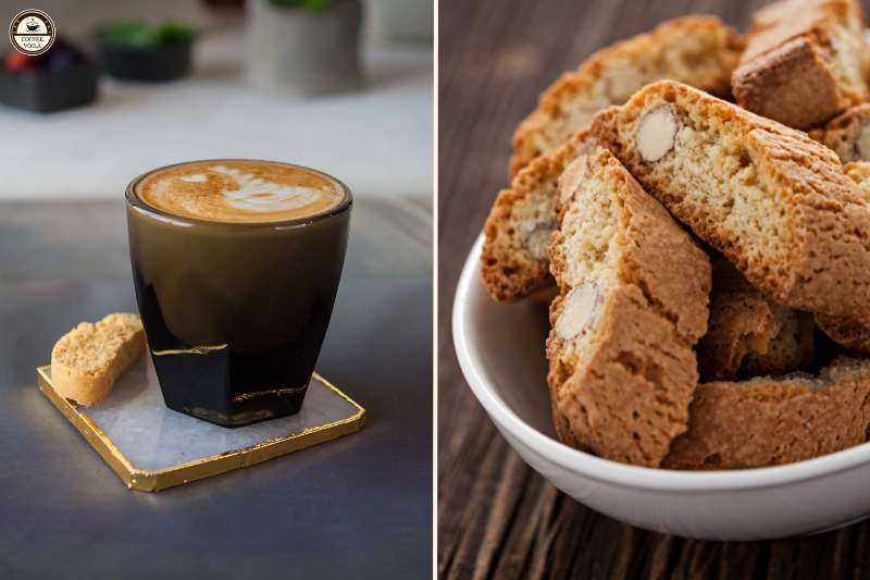 Cortado + Biscotti