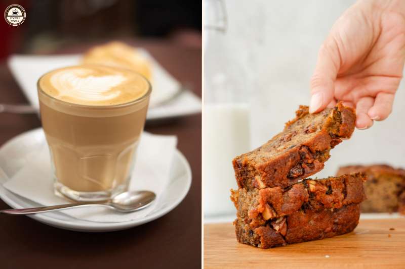 Flat White + banana bread