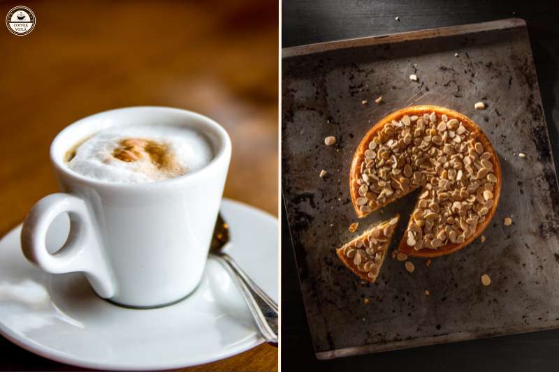 Macchiato + Almond Cake