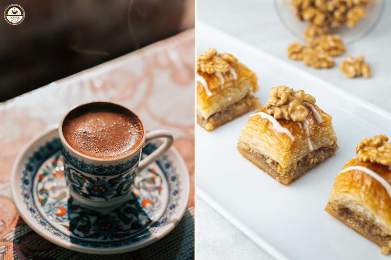 Turkish Coffee + Baklava