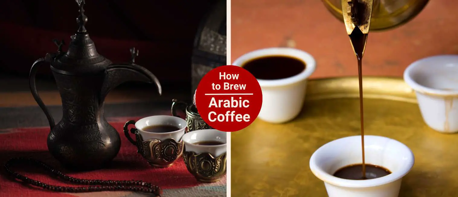 how to brew Arabic coffee
