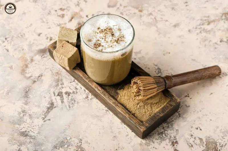 Hōjicha Coffee Latte