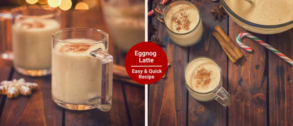 How to Make Homemade Eggnog Latte (Hot or Iced)