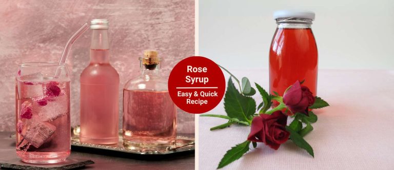 Homemade Rose Syrup Recipe