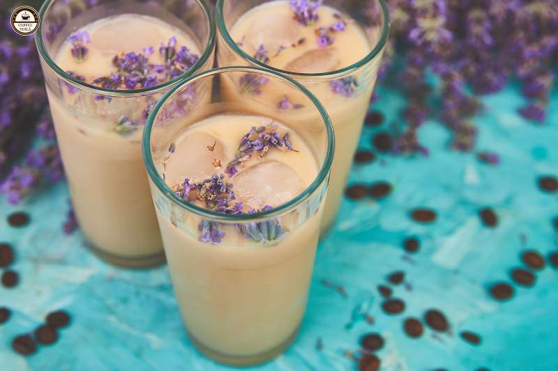 Iced Lavender Lattes