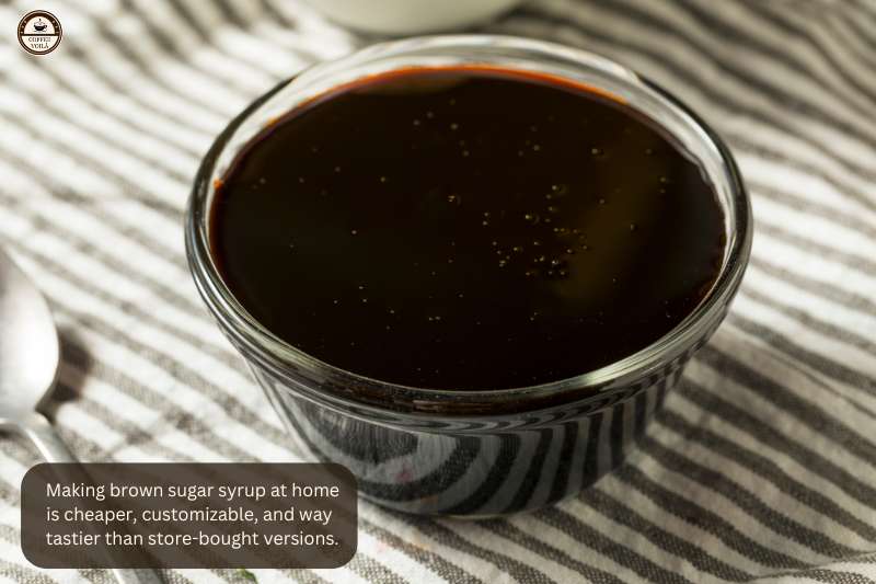 Making brown sugar syrup at home is cheaper, customizable, and way tastier than store-bought versions.