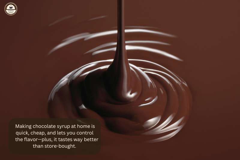 Making chocolate syrup at home is quick, cheap, and lets you control the flavor—plus, it tastes way better than store-bought.