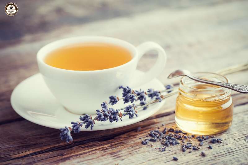 honey simple syrup in tea or coffee