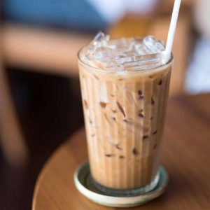 iced vanilla latte