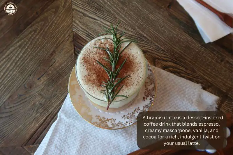 tiramisu latte