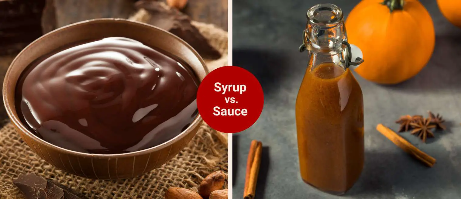 Coffee Syrup vs. Sauce
