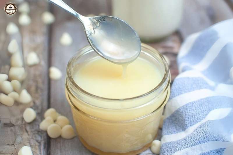 homemade white chocolate syrup