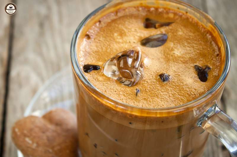 iced brown butter latte