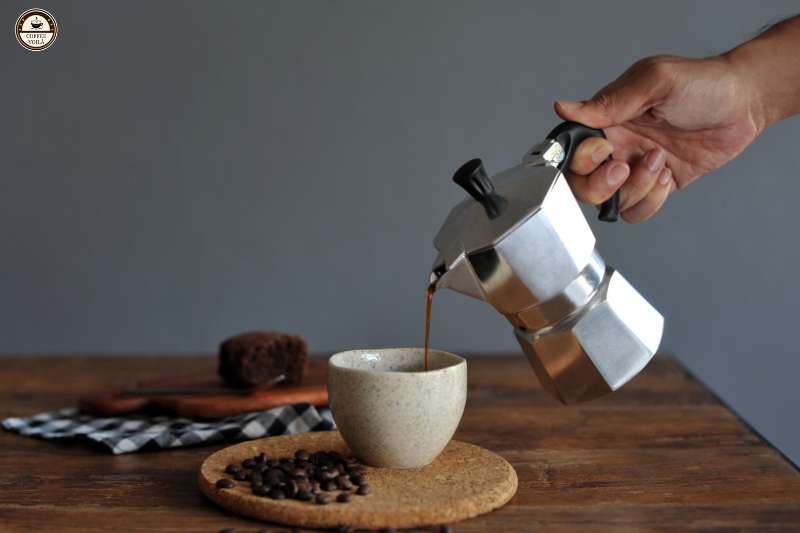 moka pot coffee tastes burnt