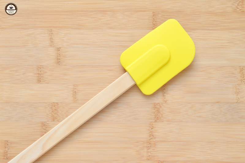 Silicone Spatula to scoop the leftover ground from your french press