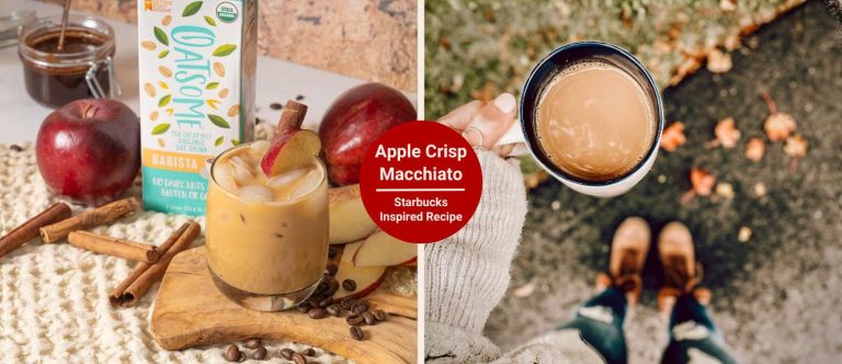 Apple Crisp Oat Milk Macchiato (Starbucks-Inspired Recipe)