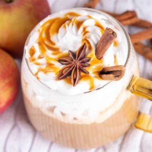 caramel apple pie latte