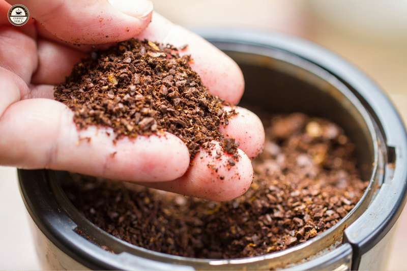 french press medium to coarse fresh coffee ground