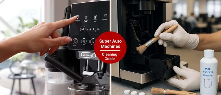 clean super automatic espresso machine