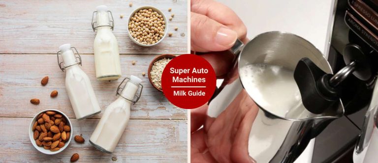 super automatic espresso different milks