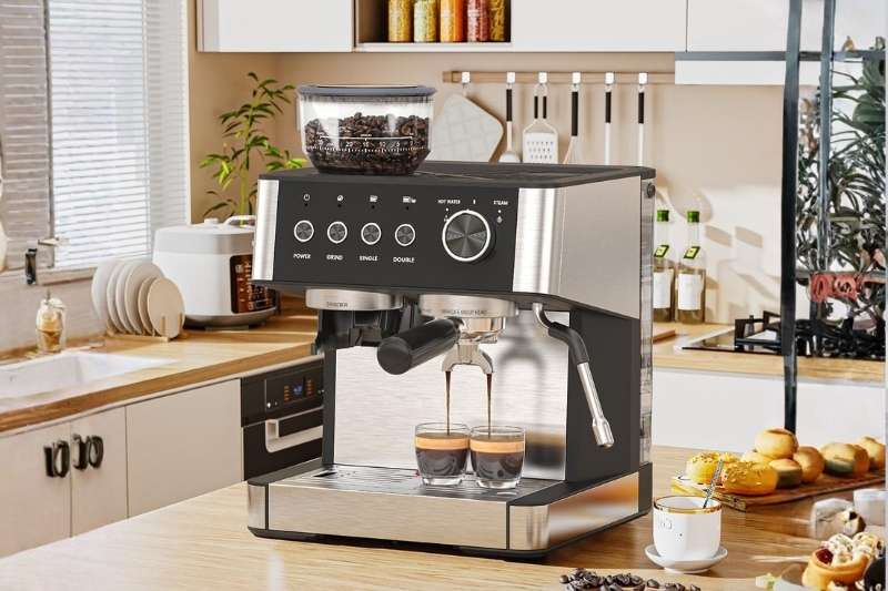 Electactic Espresso Machine with Grinder