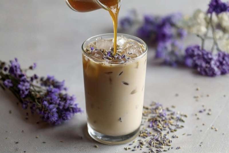 Iced Lavender Honey Latte