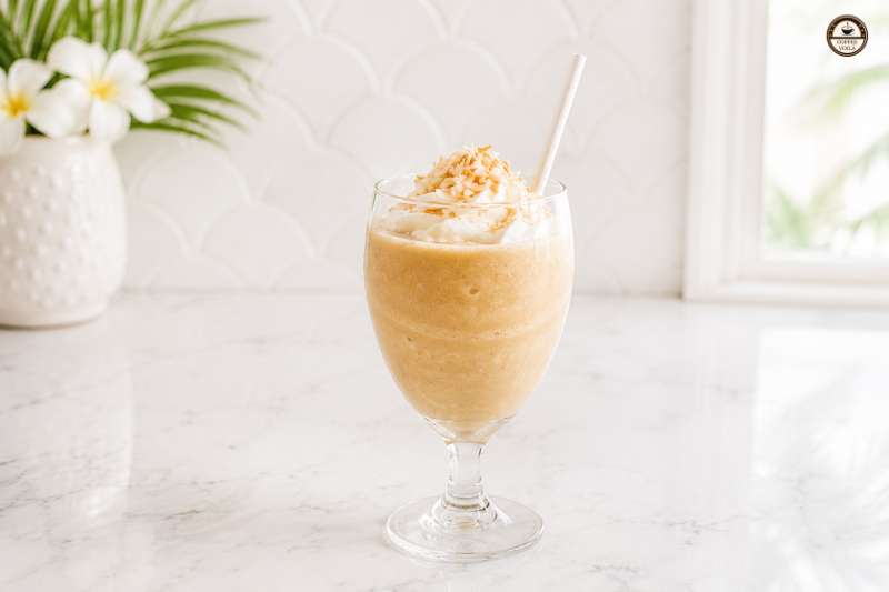Coconut Vanilla Frozen Coffee