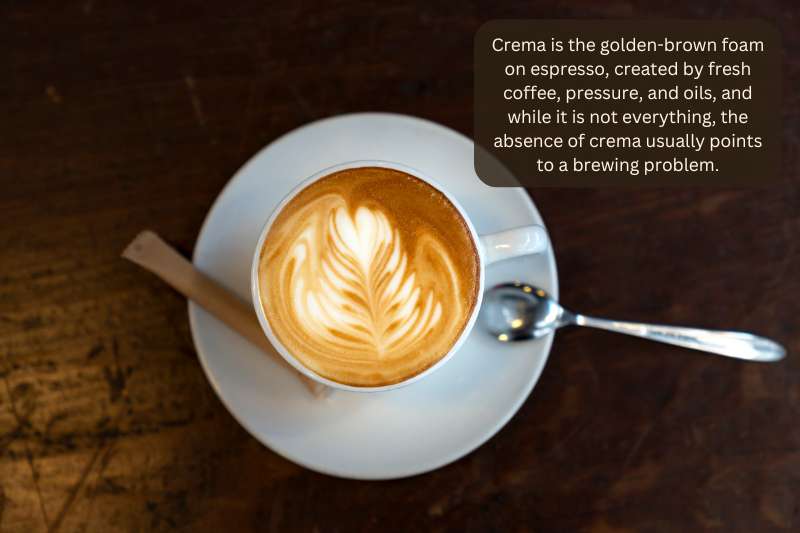 Crema is the golden-brown foam on espresso, created by fresh coffee, pressure, and oils, and while it is not everything, the absence of crema usually points to a brewing problem.