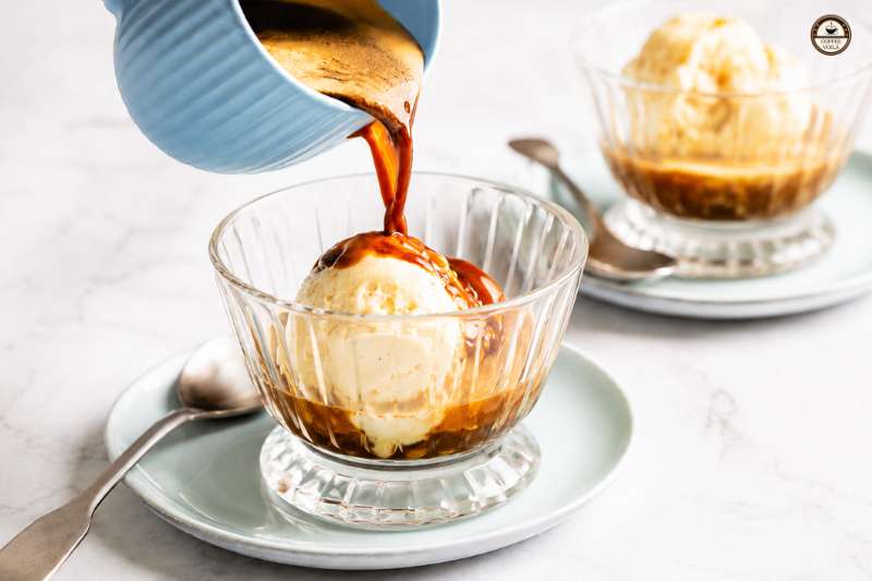Affogato with Cold Brew Drizzle