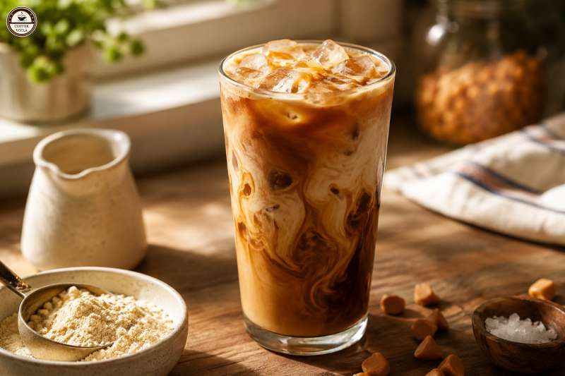 Butterscotch Protein Iced Coffee