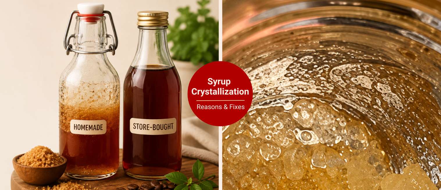 coffee syrup crystallization