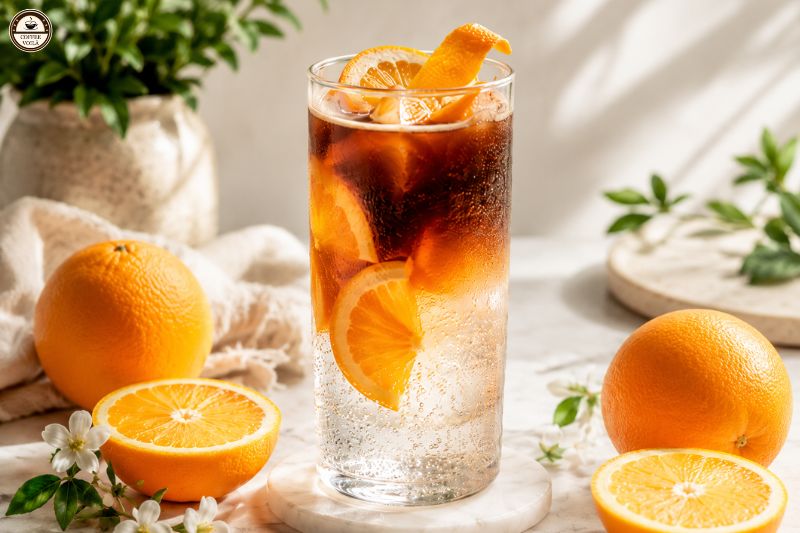 Orange Cardamom Espresso Tonic