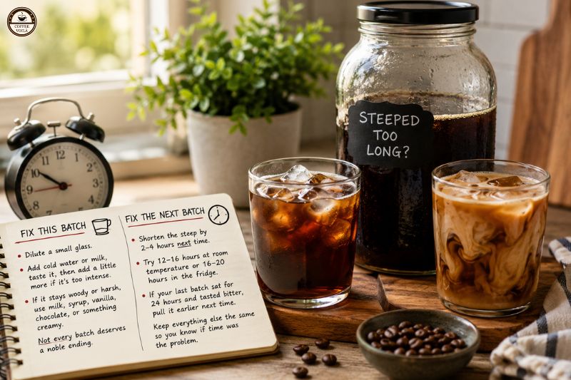 Steeped Cold Brew for Too Long