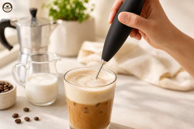 Zulay Kitchen Handheld Milk Frother